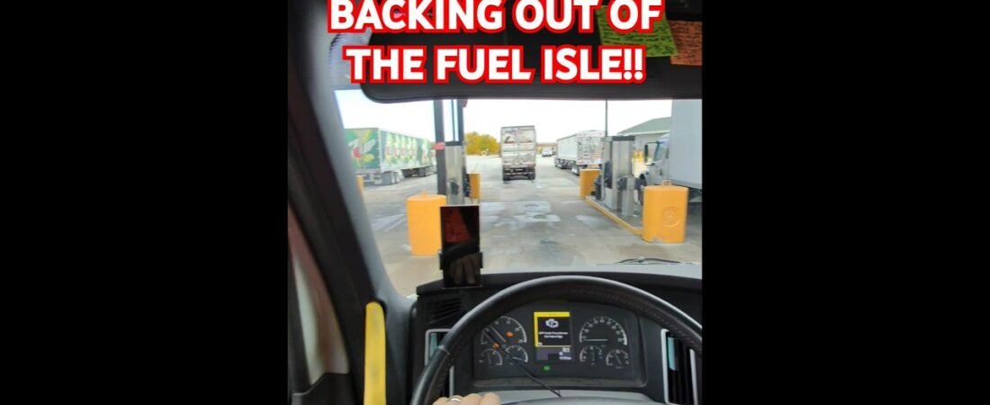 Lazy Trucker FORCED me to Back Out of the Fuel Island. This has to be STOPPED!