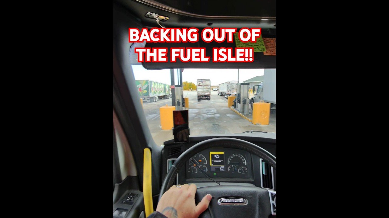 Lazy Trucker FORCED me to Back Out of the Fuel Island. This has to be STOPPED!