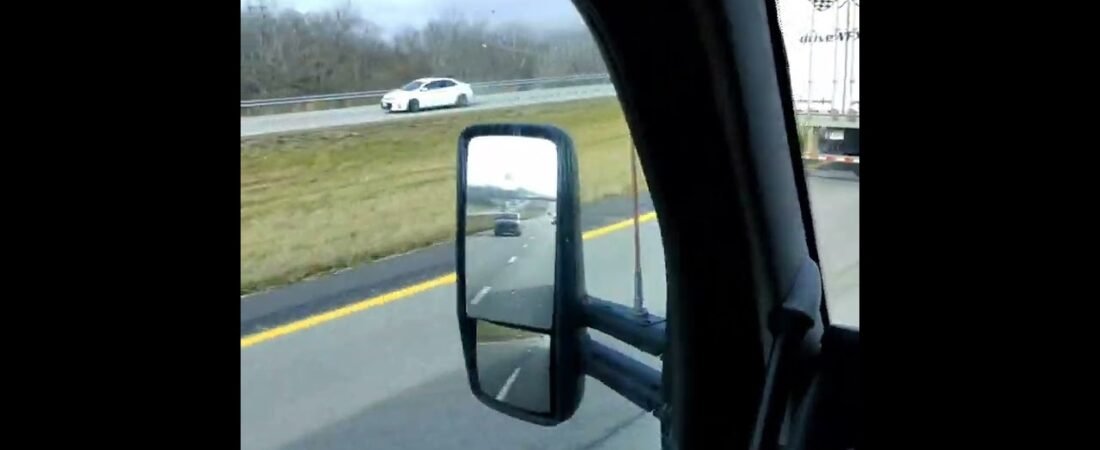 Learn how to merge onto a Busy Highway in a Real Big Rig Semi Truck and Trailer.