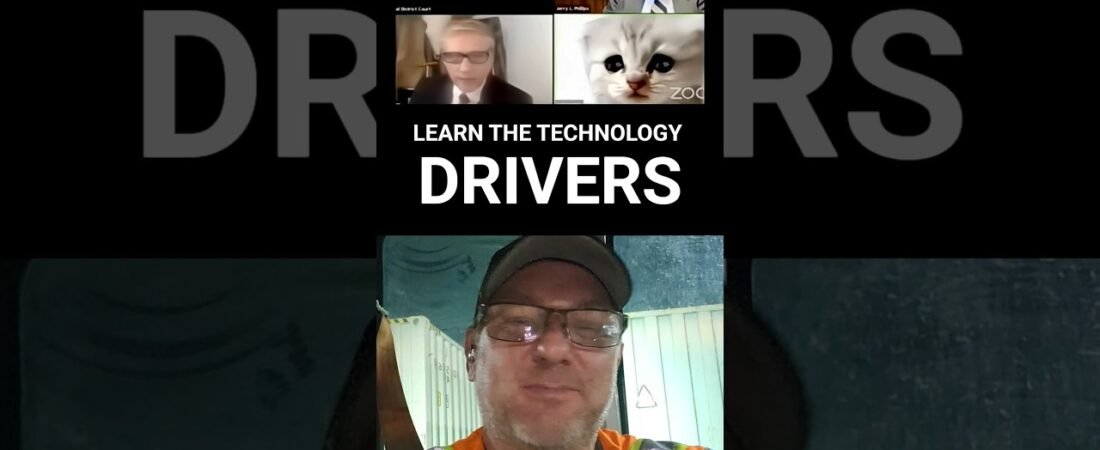 Learn how to use the technology,  drivers or risk looking like a cat!