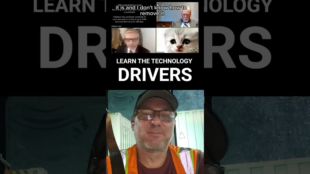 Learn how to use the technology,  drivers or risk looking like a cat!