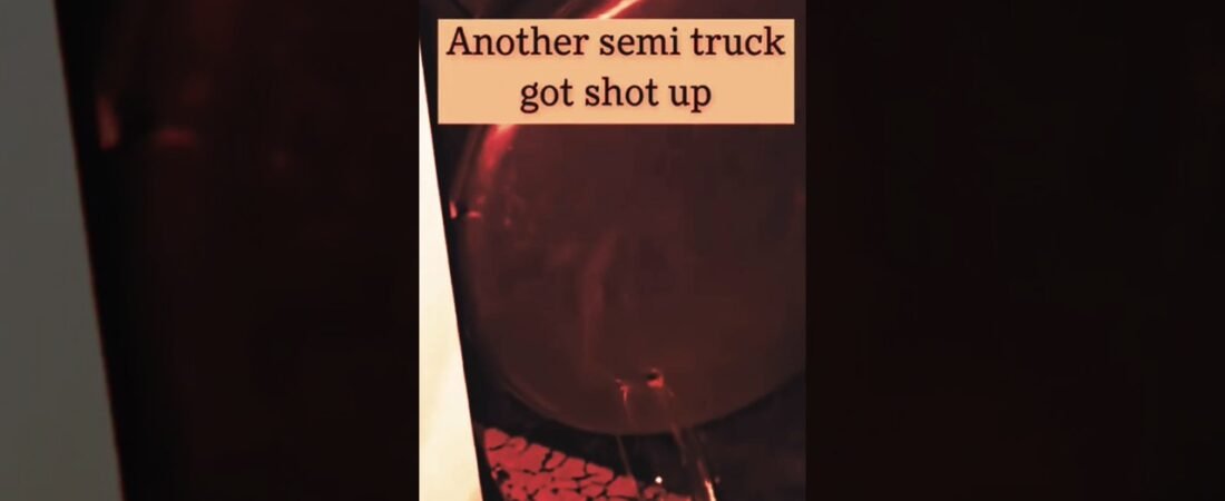 Left Lane Camper learns a valuable lesson in Trucking Ediquite.