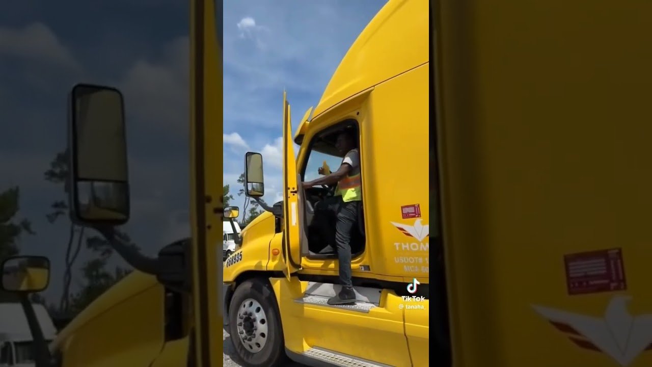 Little Trucker Girl Don’t Take Nothin From Big Trucker Man! She sent him on his way like BEAST MODE!