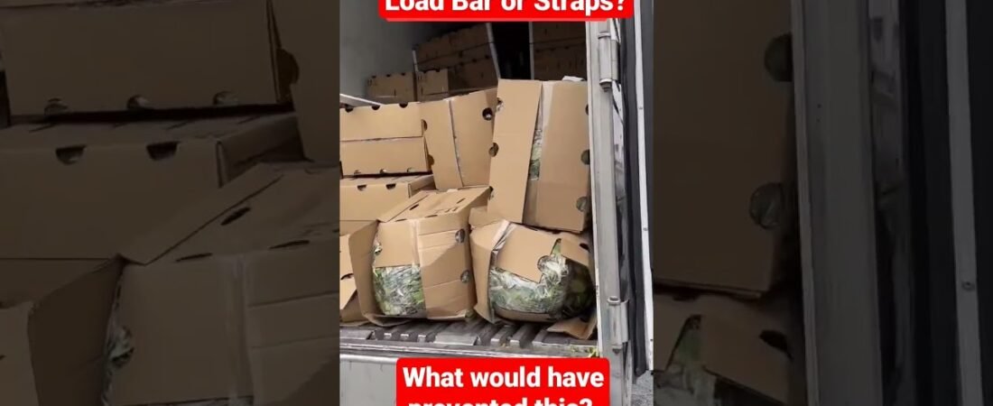 Load Bars or Straps? What would have prevented this disaster? Was if bad driving? #funny