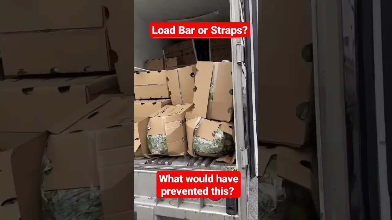 Load Bars or Straps? What would have prevented this disaster? Was if bad driving? #funny