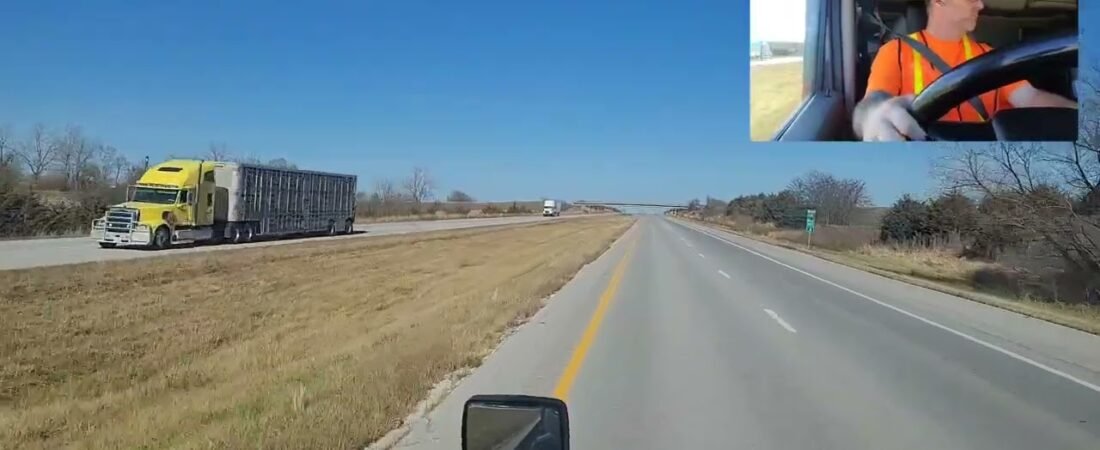 Long Haul Semi Truck Driver rolling across the USA ASMR POV