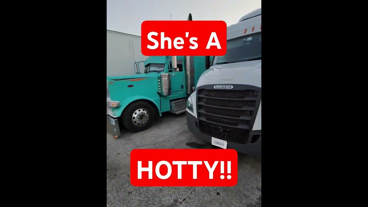 Look who I get to sleep by tonight at the truckstop. She’s HOT! Don’t tell my wife!