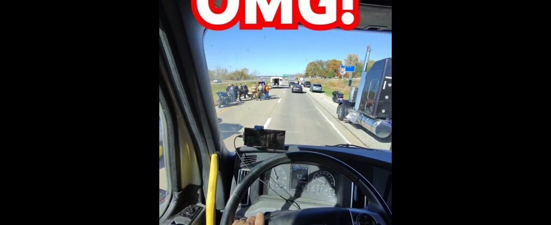 MAJOR ACCIDENT ON THE HIGHWAY CAUGHT ON CAMERA. This happens every day. Look twice for Bikers!