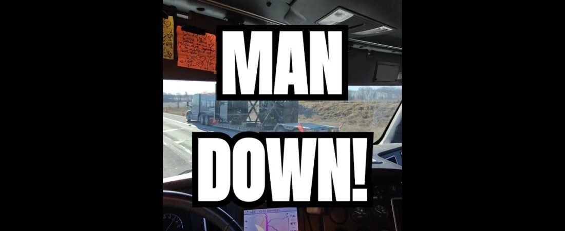 MAN DOWN. We hate to see this out here, but he looks like he’s going to make it.