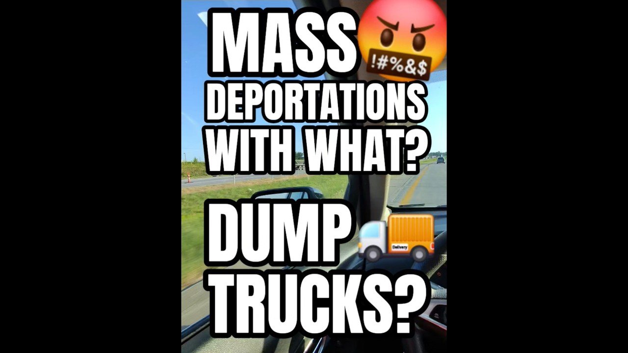 MASS DEPORTATIONS USING DUMP TRUCKS? This will open your eyes. Life is hard.