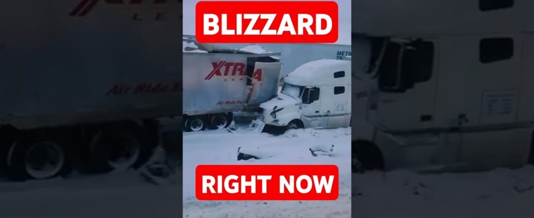 MASSIVE BLIZZARD HITTING RIGHT NOW! Get off the road, or you might D**!!