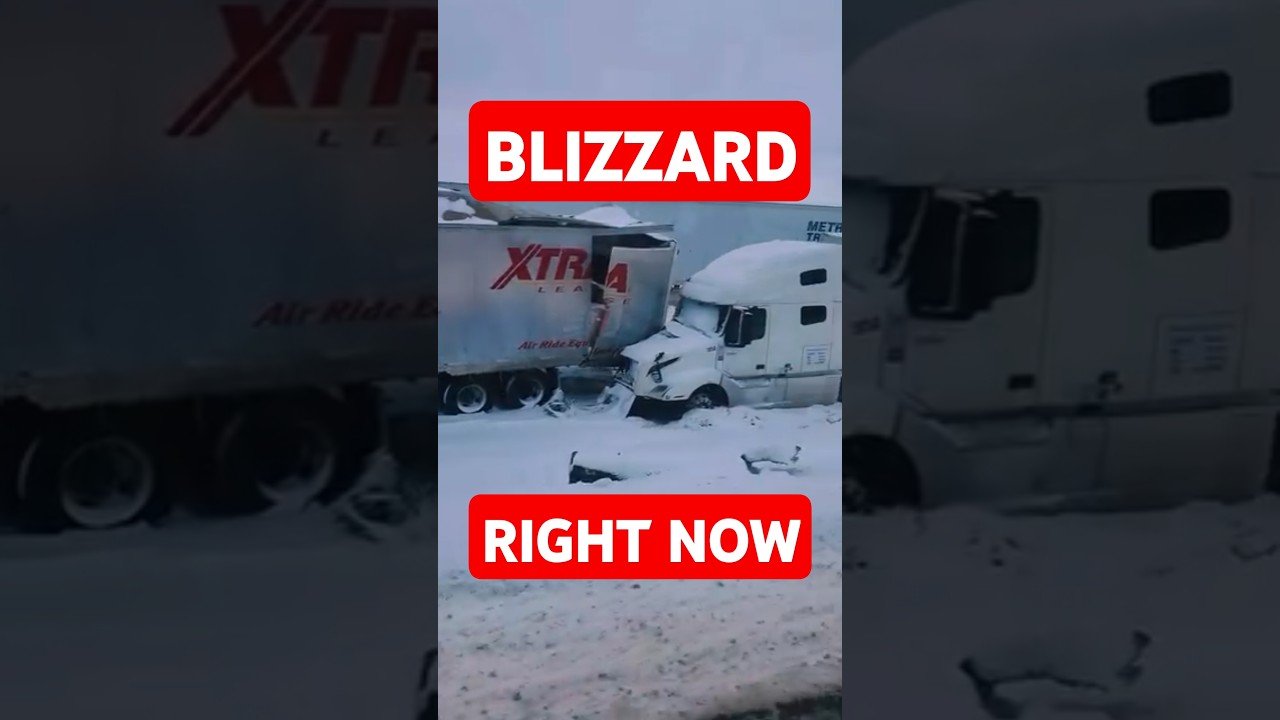 MASSIVE BLIZZARD HITTING RIGHT NOW! Get off the road, or you might D**!!