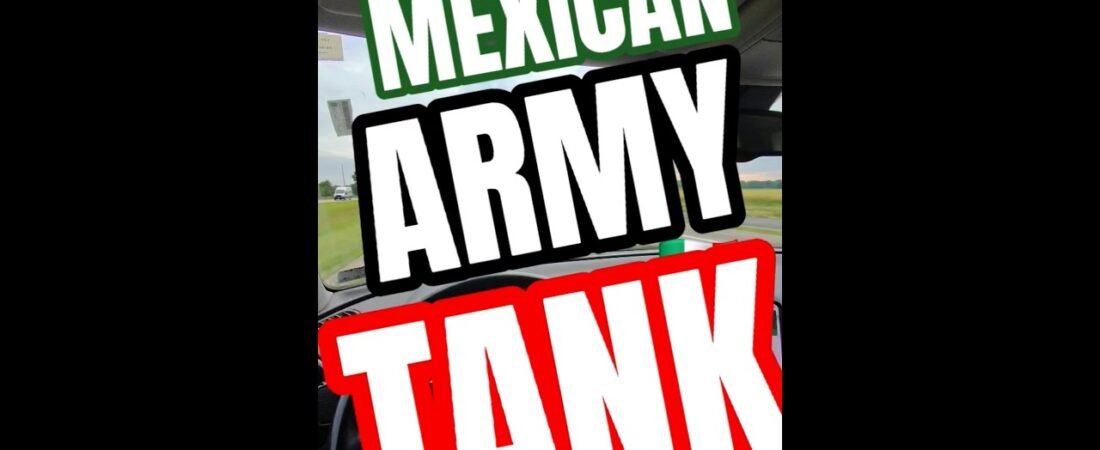 MEXICAN ARMY TANK SPOTTED IN AMERICA! The war is coming. Who will win?