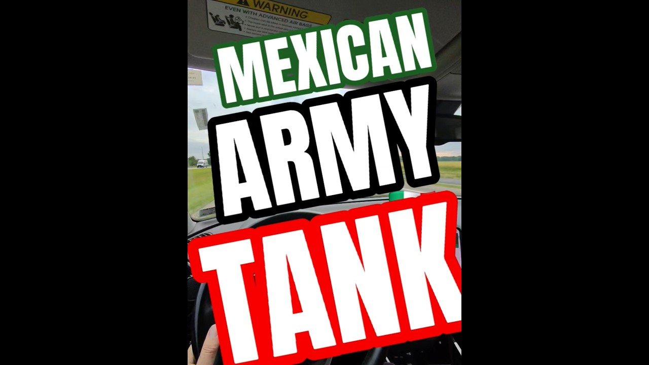 MEXICAN ARMY TANK SPOTTED IN AMERICA! The war is coming. Who will win?