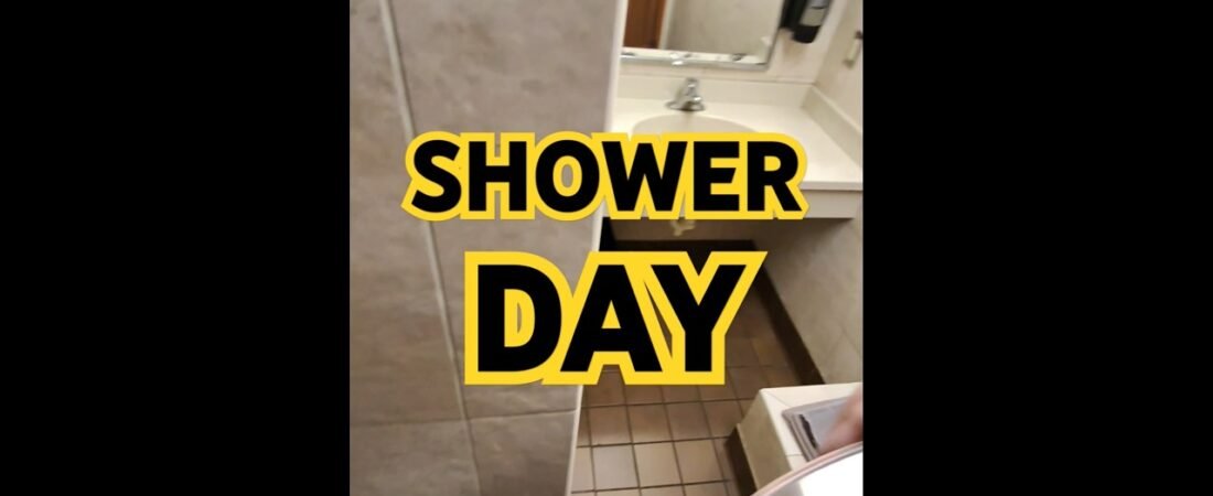 Made it to SHOWER DAY! This one is going to feel good. It’s so cold outside.