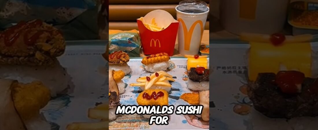 McDonalds SUSHI is taking the trucking industry by storm! Finally a healthy Fast Food option.