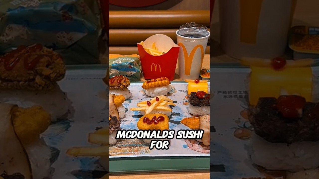 McDonalds SUSHI is taking the trucking industry by storm! Finally a healthy Fast Food option.