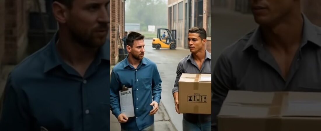 Messi Truck vs Ronaldo Truck – Legends Unloading Mission #Messi #ronaldo #smartprofootballer #Truck