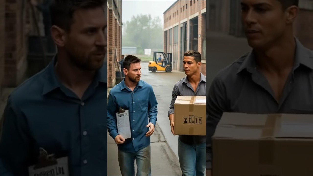 Messi Truck vs Ronaldo Truck – Legends Unloading Mission #Messi #ronaldo #smartprofootballer #Truck