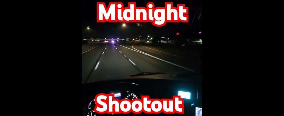 Midnight Shootout on the highway! COPS take down another car load of illegal alien smugglers.