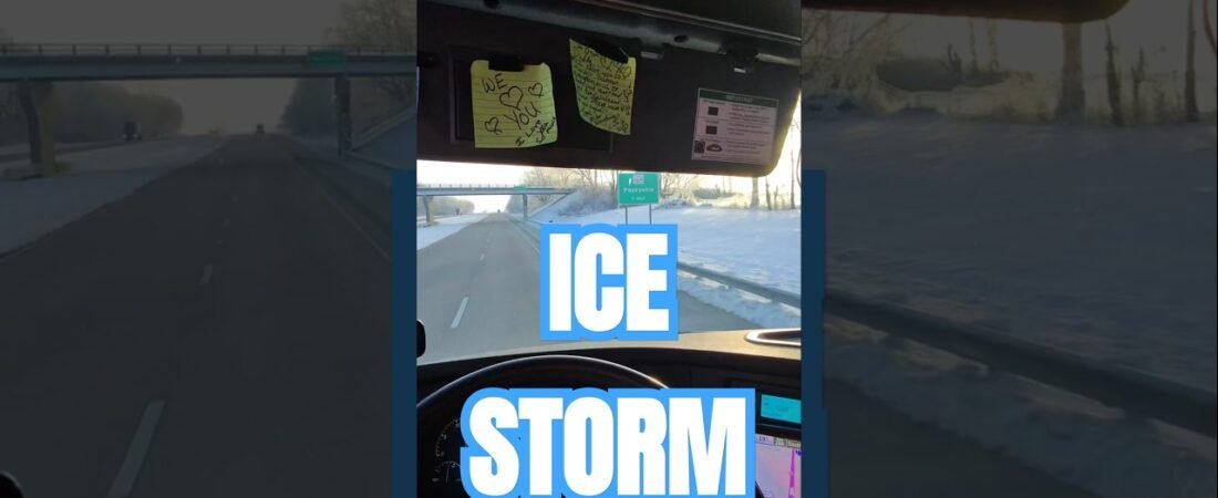 Midwest ice storms look kinda cool in the sunlight.