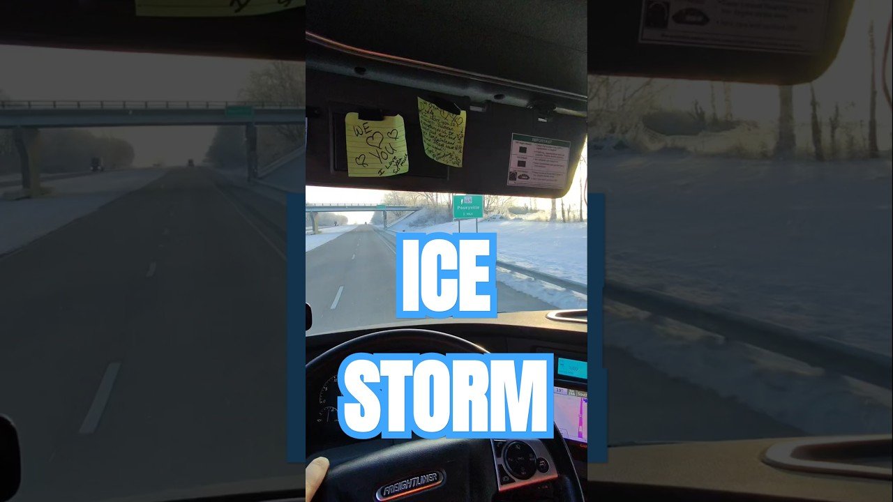 Midwest ice storms look kinda cool in the sunlight.