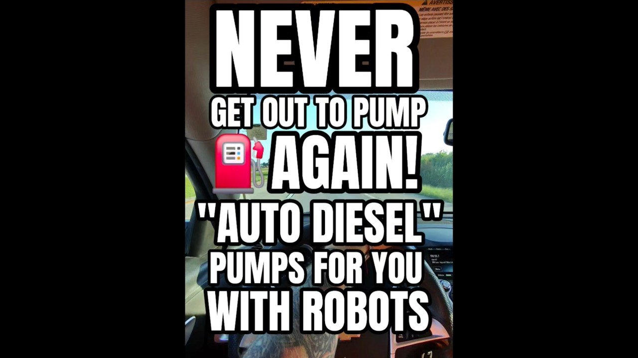 NEVER GET OUT TO PUMP FUEL AGAIN WITH “AUTO DIESEL” ROBOTS PUMP YOUR FUEL FOR YOU.
