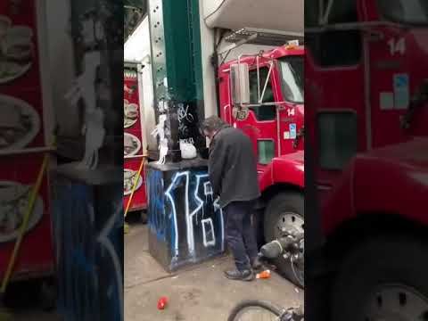 NEVER LET’EM PEE ON YOUR TRUCK! You have to do something about it.
