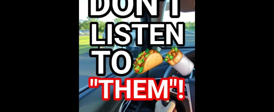 NEVER LISTEN TO “THEM”! We like to PARTY! They are party poopers.