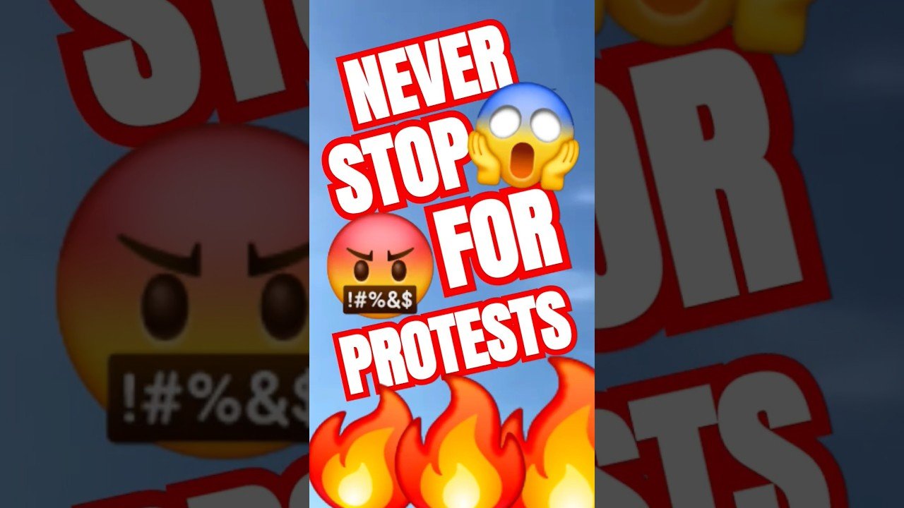 NEVER STOP FOR PROTESTS! They will unalive you and steal your wallet.