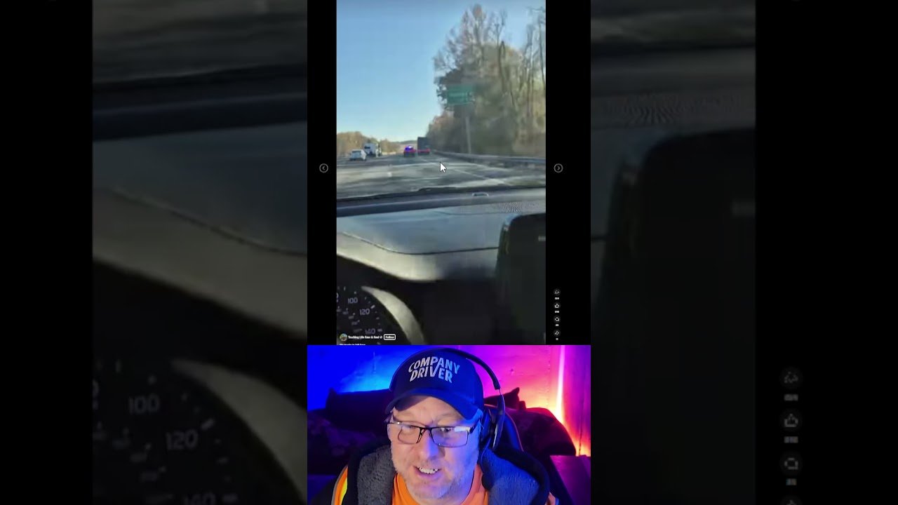 NO TRUCKS IN THE LEFT LANE IS JUST A SUGGESTION, DRIVERS!  #truckdriver #companydriver
