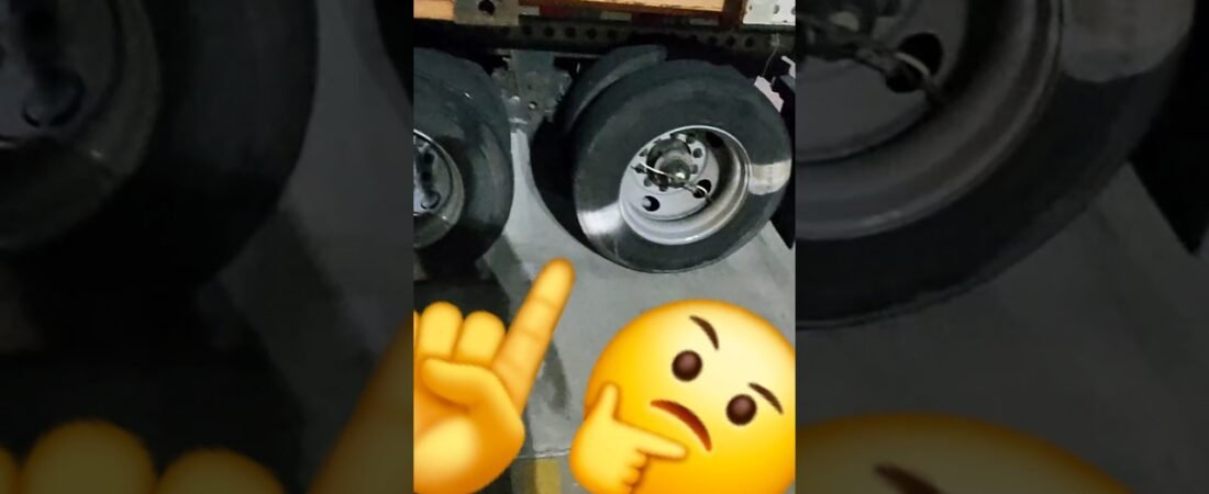 NOBODY KNOWS WHY THEY PAINT THE TIRES ON THESE SEMI TRAILERS.