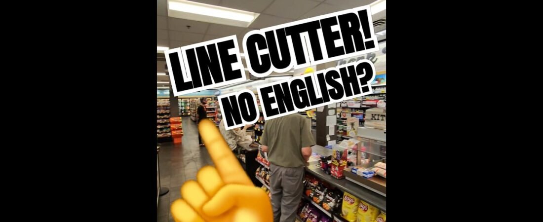 NON EGLISH SPEAKING LINE CUTTER! They are ruining trucking for everyone.