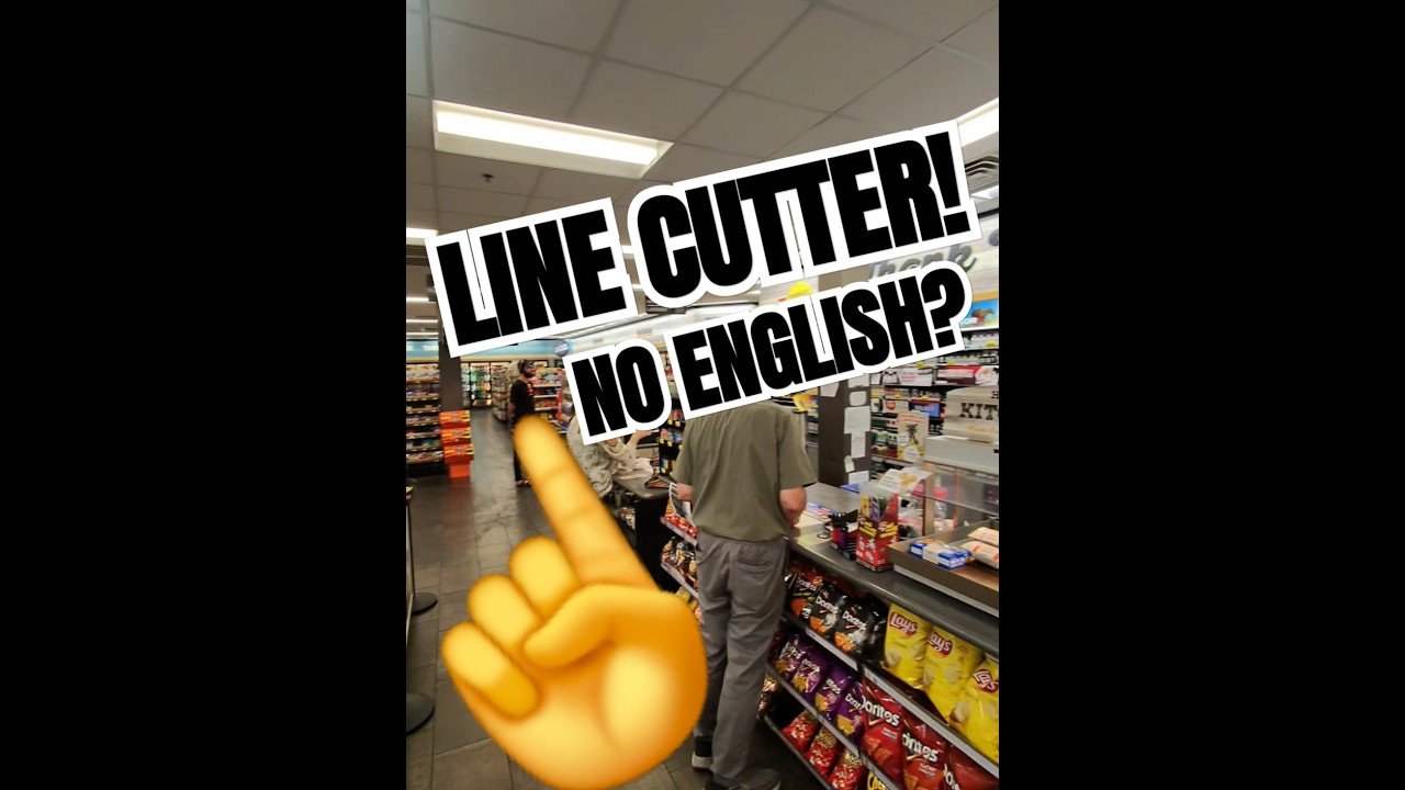 NON EGLISH SPEAKING LINE CUTTER! They are ruining trucking for everyone.