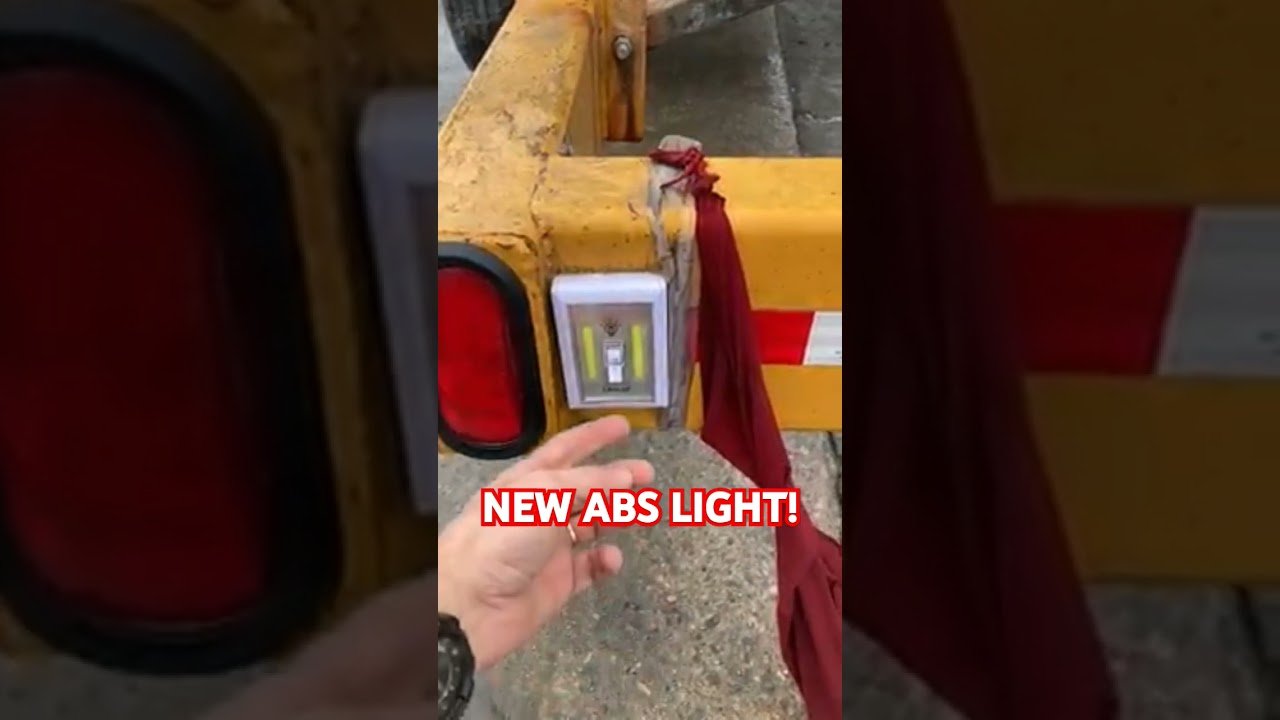 New ABS light for my trailer. Whatcha think? No more DOT violations.