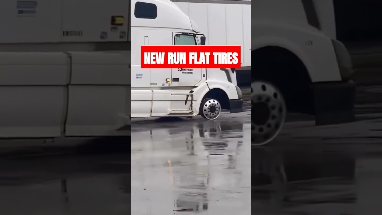 New Run Flat Tires on my Big Rig Work Better in the Rain! Go get you a set of these driver.