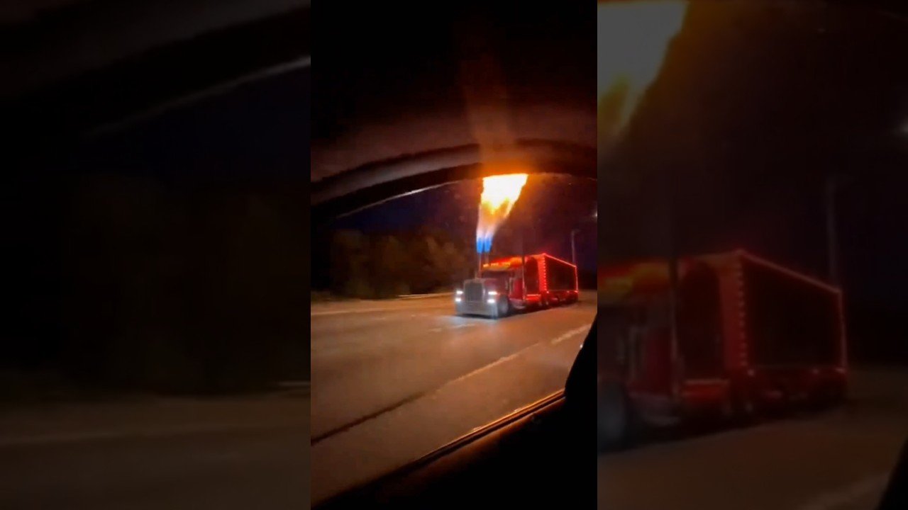 Nitro Powered Semi Truck shoots FIRE!