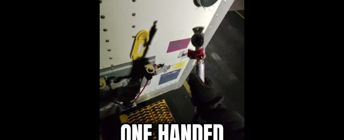 No female truckers can do this one handed. This job ain’t for the weak.