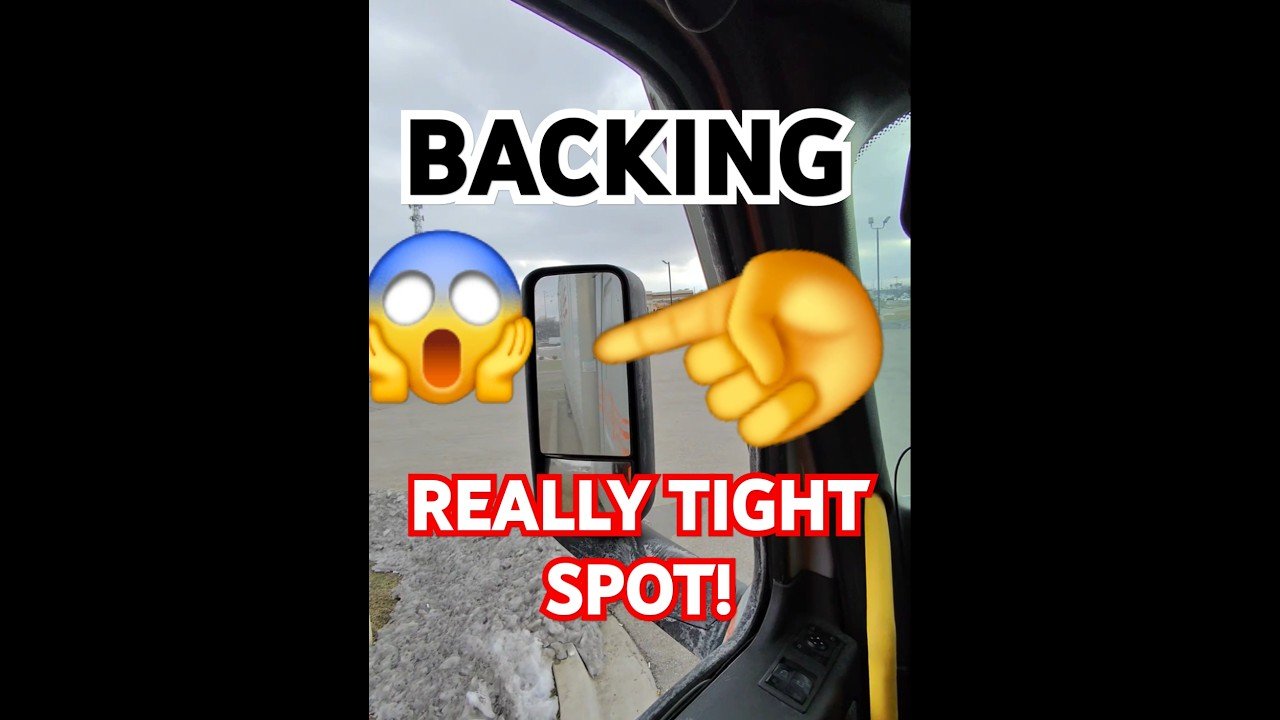 No other Truckers can park like this. I can do it because I’m old school.