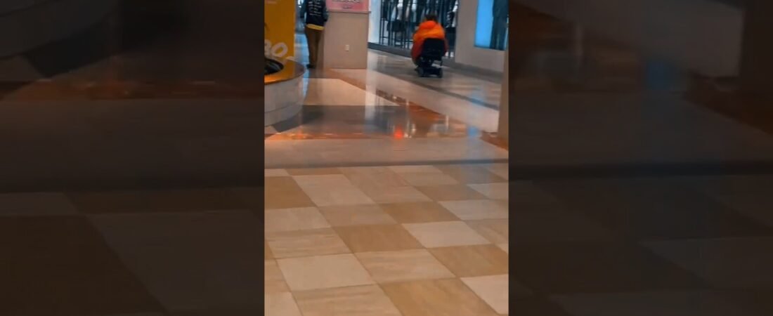 OFF DUTY TRUCKER SPOTTED AT THE MALL.