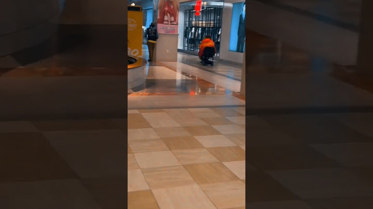 OFF DUTY TRUCKER SPOTTED AT THE MALL.