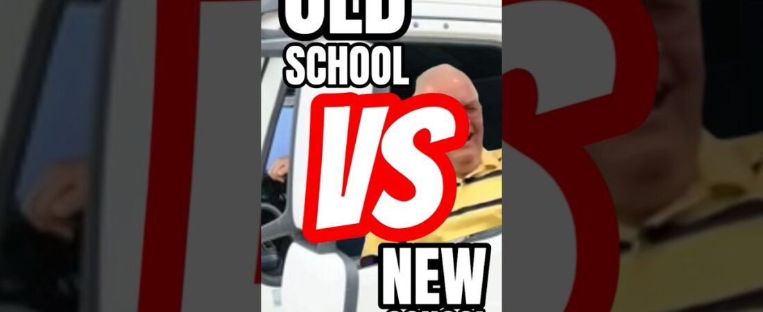 OLD SCHOOL VS NEW SCHOOL TRUCKING! Things have changed over the years. Can you spot the difference?
