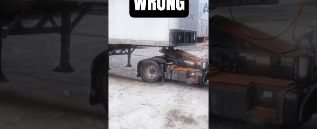 ONE MAJOR MISTAKE IS STOPPING THIS TRUCKER. DO YOU SEE IT?