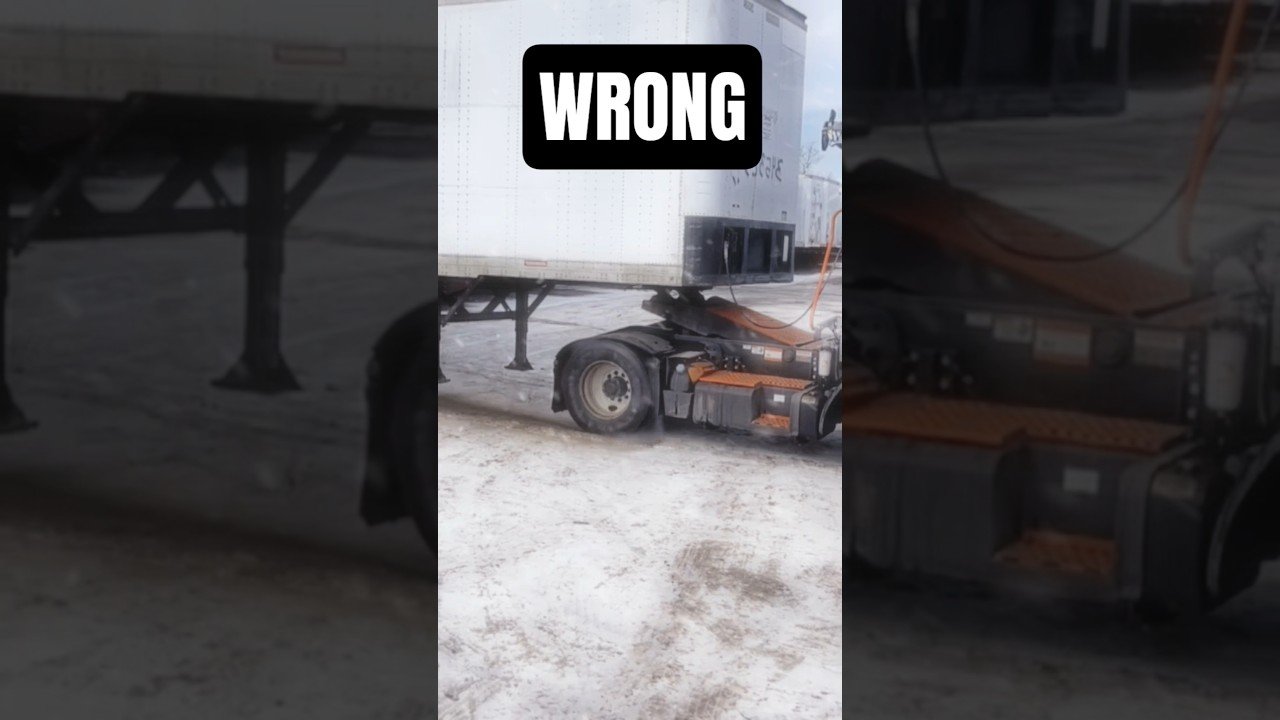 ONE MAJOR MISTAKE IS STOPPING THIS TRUCKER. DO YOU SEE IT?