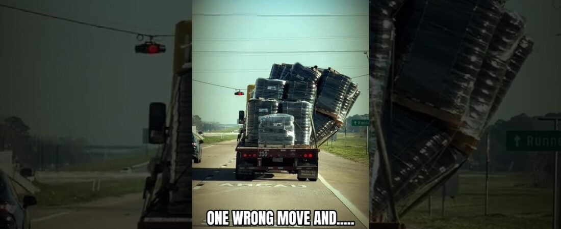 ONE WRONG MOVE AND THIS TRUCKER IS DONE FOR.
