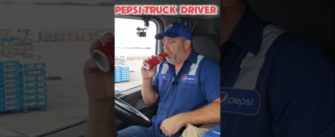PEPSI DRIVER BUSTED DRINKING COKE ON THE CLOCK. Did he deserved to get fired?