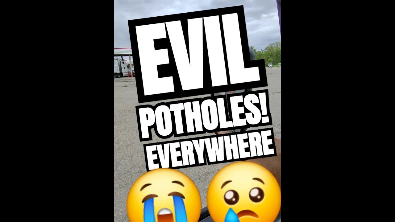POTHOLES ARE BAD! America has tok ma many potholes