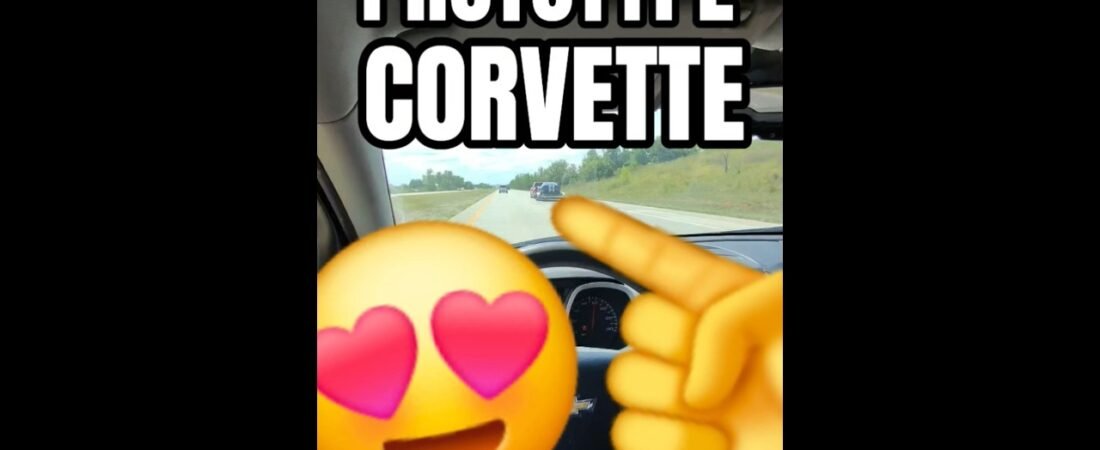 PROTOTYPE CORVETTE SPOTTED ON THE HIGHWAY. This might be the 2020 C11 Corvette stingray spider.
