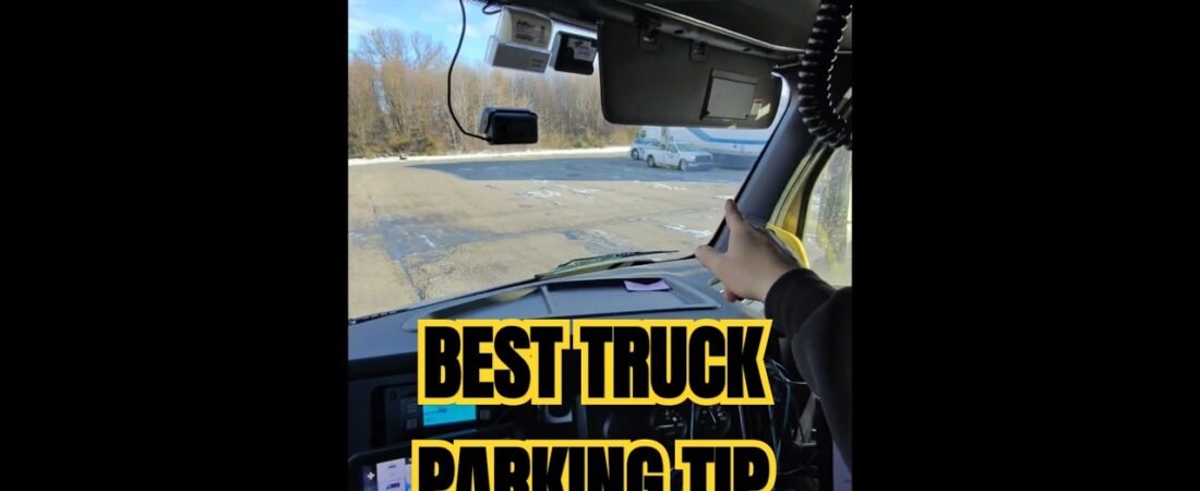 Parking at the Truck Stop just got easier with this SIMPLE PARKING TRICK!