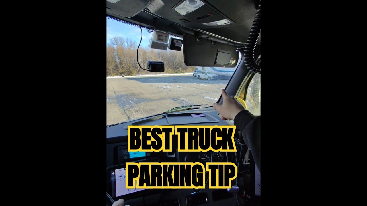 Parking at the Truck Stop just got easier with this SIMPLE PARKING TRICK!
